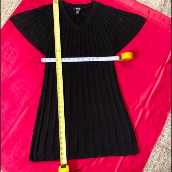 Dress-Black knit, sweater dress, cotton blend, Style & Co. Petite Small - Picture 11 of 11